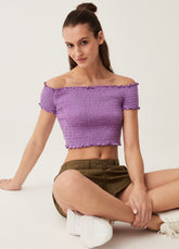 Ovs Top With Smock Stitch